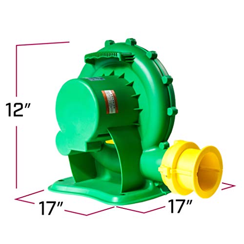 B-Air Koala KP-1200 1 HP Air Blower | Powerful Bounce House Blower Fan for Large Inflatable Bounce House, Bouncy Castle and Slides